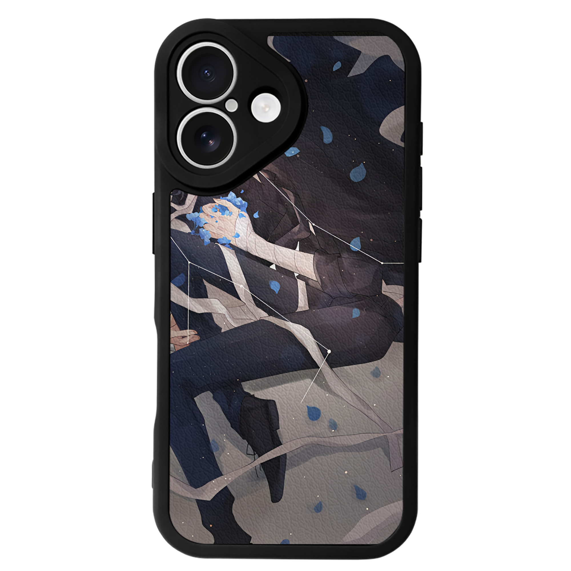 （画像用） 文豪ストレイドッグス Bungo Stray Dogs 【iPhone 16シリーズ対応】シリコンスマホケース（レザー調） 材質：シリコン